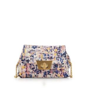 Jenna Faux-Leather Crossbody Bag, Multicolor Print
